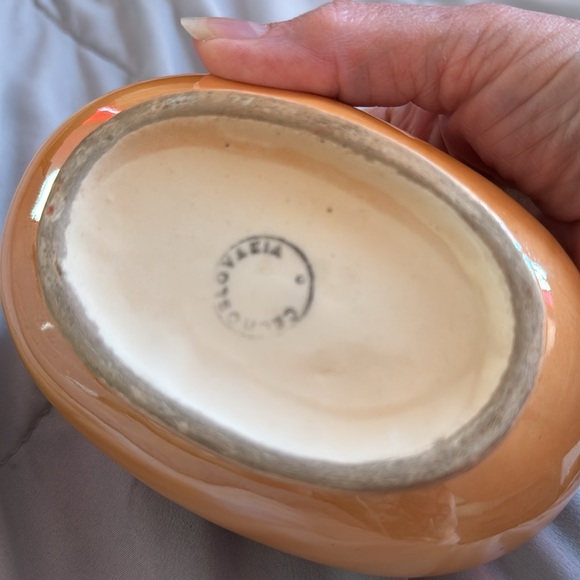 Vintage Czech Lusterware Basket - Picture 3 of 4